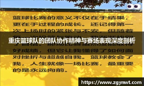 重庆篮球队的团队协作精神与赛场表现深度剖析
